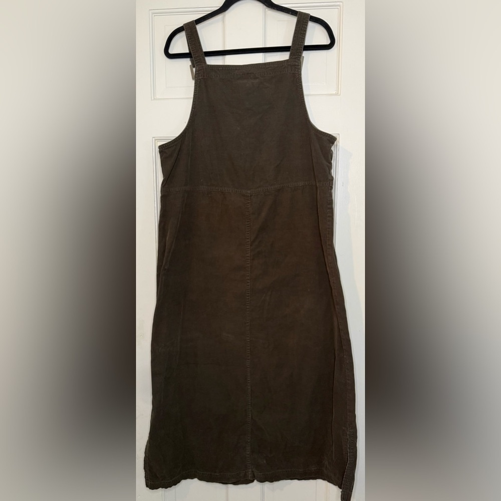 Sag Harbor Corduroy Jumper Maxi Dress, Size M - Picture 7 of 9